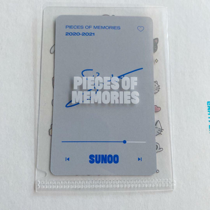 ENHYPEN SUNOO Memories: Paso 1 Tarjeta fotográfica oficial DVD DIGI CODE POM 