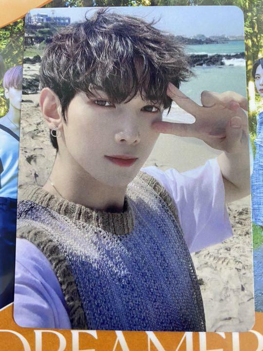 ATEEZ YEOSANG DREAMERS Tarjeta fotográfica oficial Selfie PC Tower graba YEO SANG 