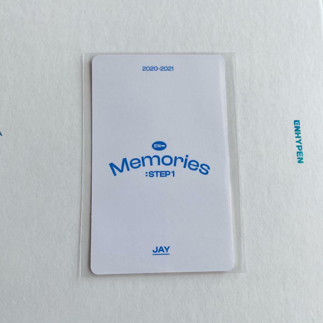 ENHYPEN JAY Memories: Paso 1 Tarjeta fotográfica oficial DVD DIGI CODE POM 