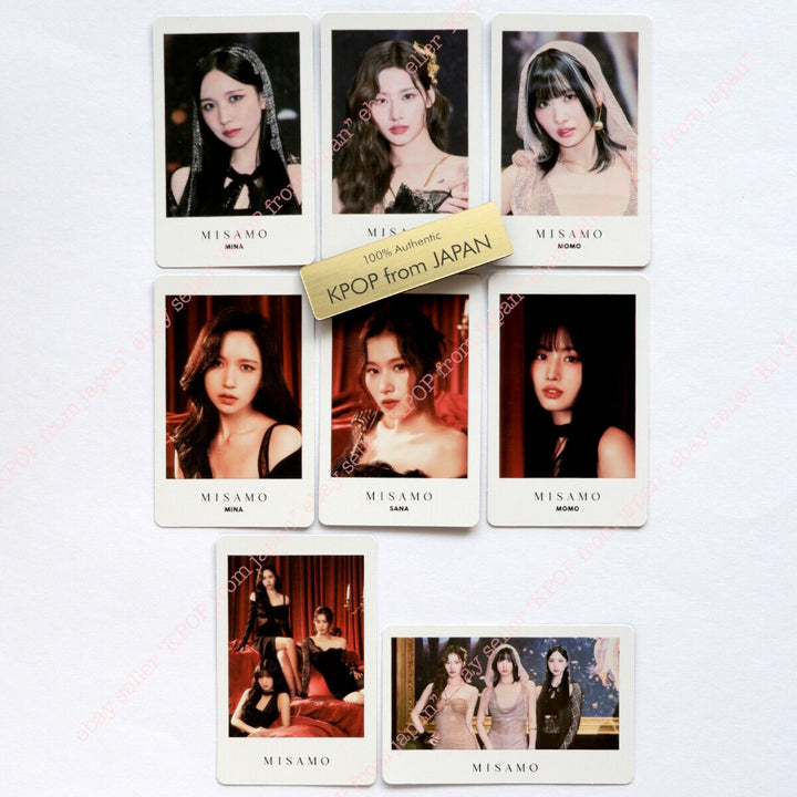 MISAMO Masterpiece Official Photocard set mina sana momo TWICE Photo card