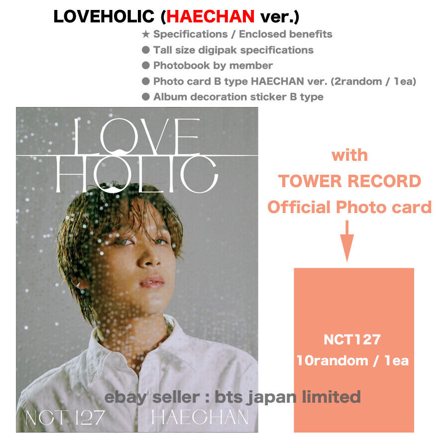 NCT 127 LOVEHOLIC + Benefit TOWER RECORDS TAEYONG HAECHAN YUTA JAEHYUN JOHNNY