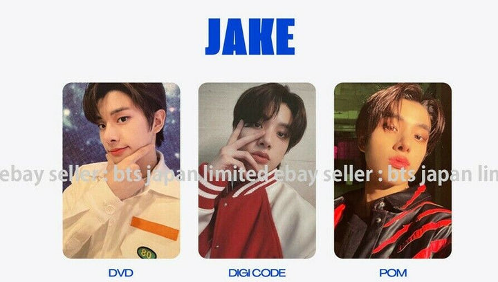 ENHYPEN JAKE Memories : Step 1 Official Photocard DVD DIGI CODE POM