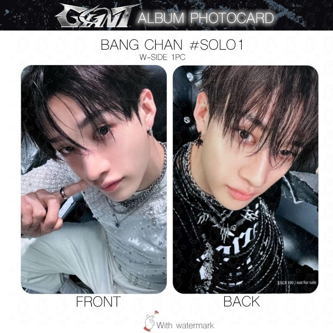 BANG CHAN STRAY KIDS GIANT JAPAN ALBUM PHOTOCARD POB LUCKY DRAW SOLO SONY