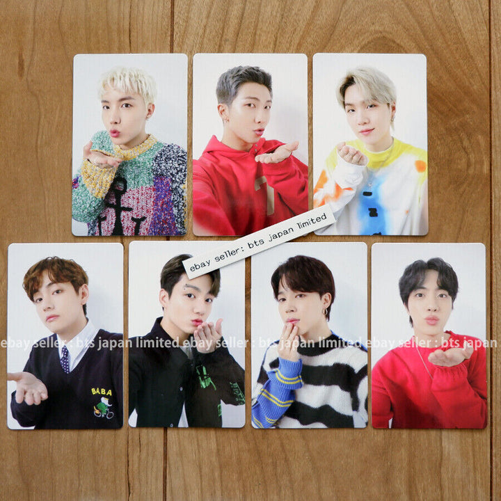 BTS W member benefits for JAPAN FC and mobile members Official Photo card Fan