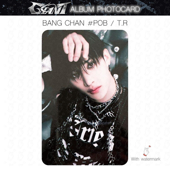 BANG CHAN STRAY KIDS GIANT JAPAN ALBUM PHOTOCARD POB LUCKY DRAW SOLO SONY