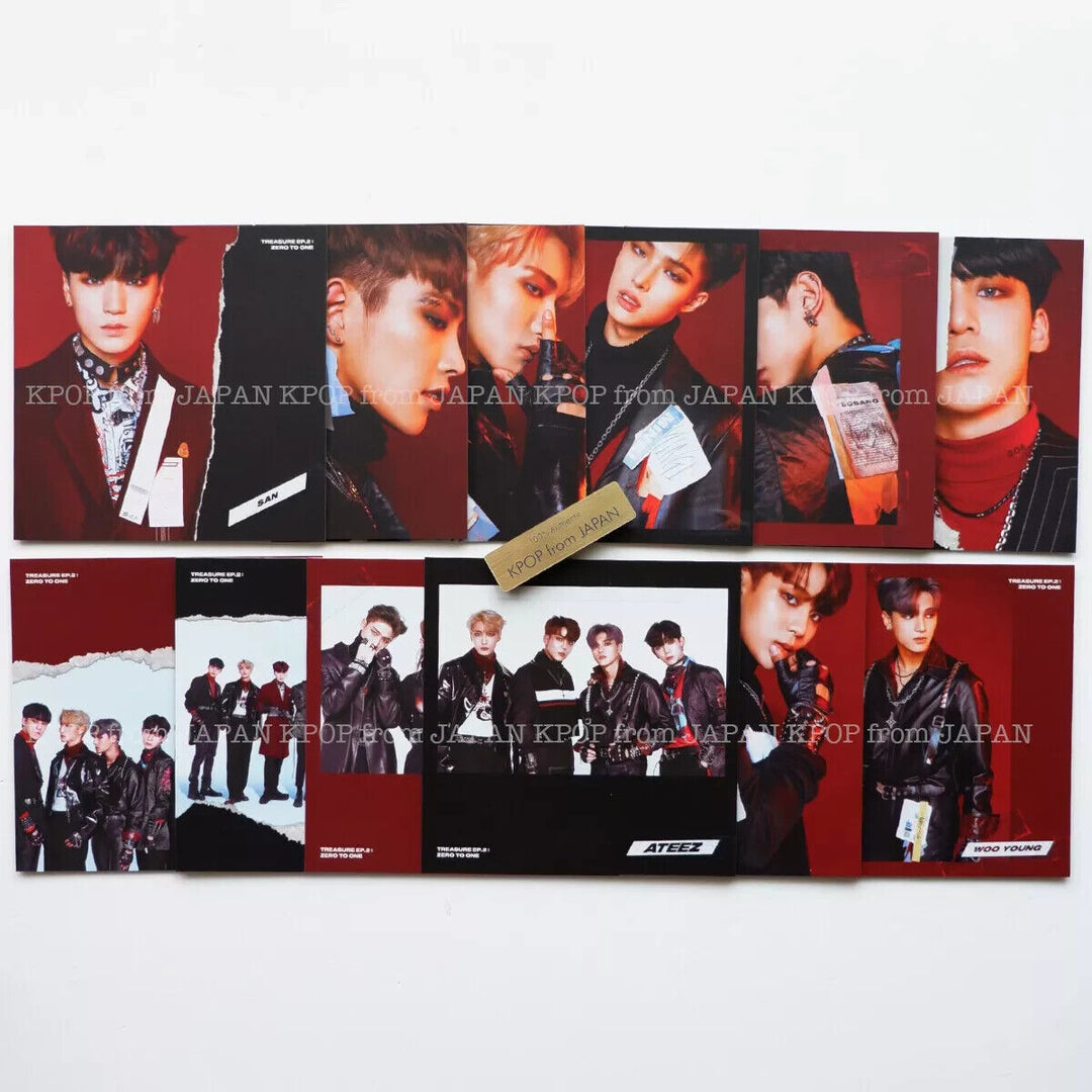 HONGJOONG ATEEZ TREASURE EP 2 : Zero To One Official Album Photocard set PC EP.2