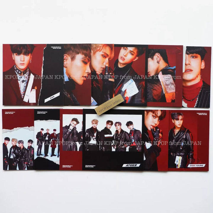 HONGJOONG ATEEZ TREASURE EP 2 : Zero To One Official Album Photocard set PC EP.2