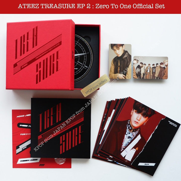 SAN ATEEZ TREASURE EP 2 : Zero To One Official Album Photocard set PC EP.2