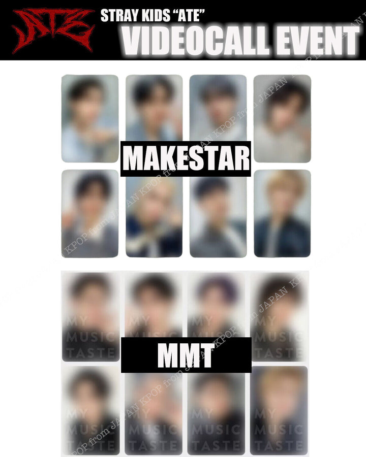 PRE STRAY KIDS MAKESTAR MMT VlDEO CALL EVENT OFFICIAL PHOTOCARD MAKE STAR