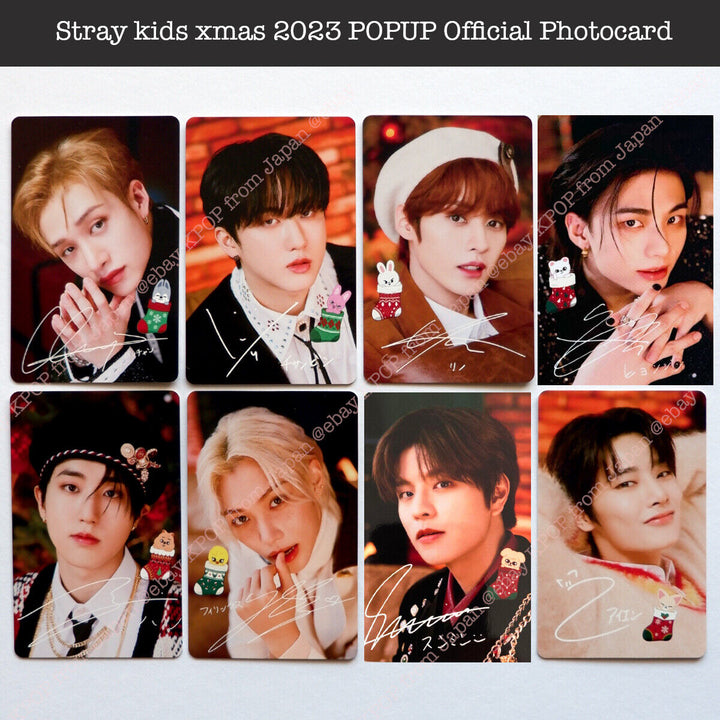 Stray kids 2023 Xmas POPUP Japan limited Official Photocard