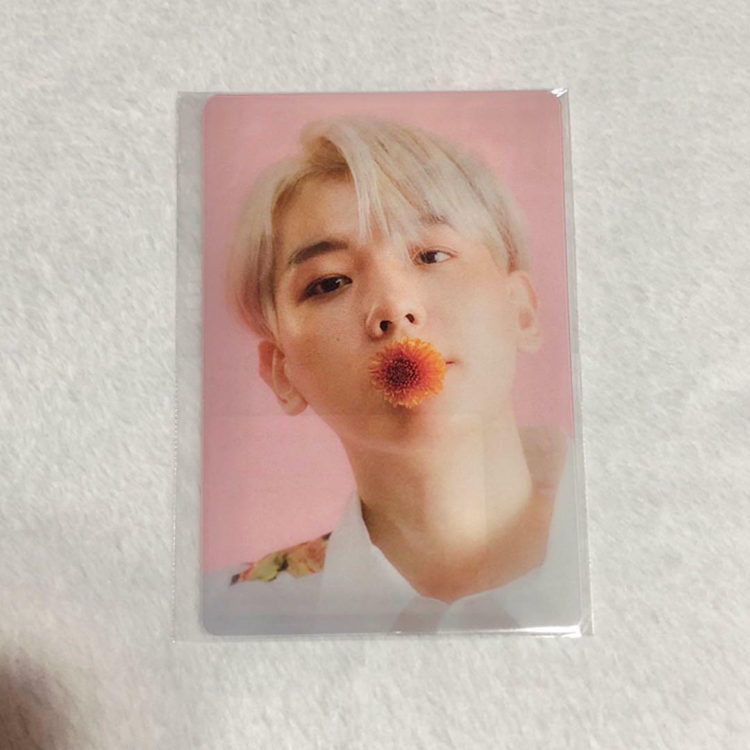 Tarjeta fotográfica BAEKHYUN "BAEKHYUN" Japón 1er mini álbum oficial Clear Photocard PC 