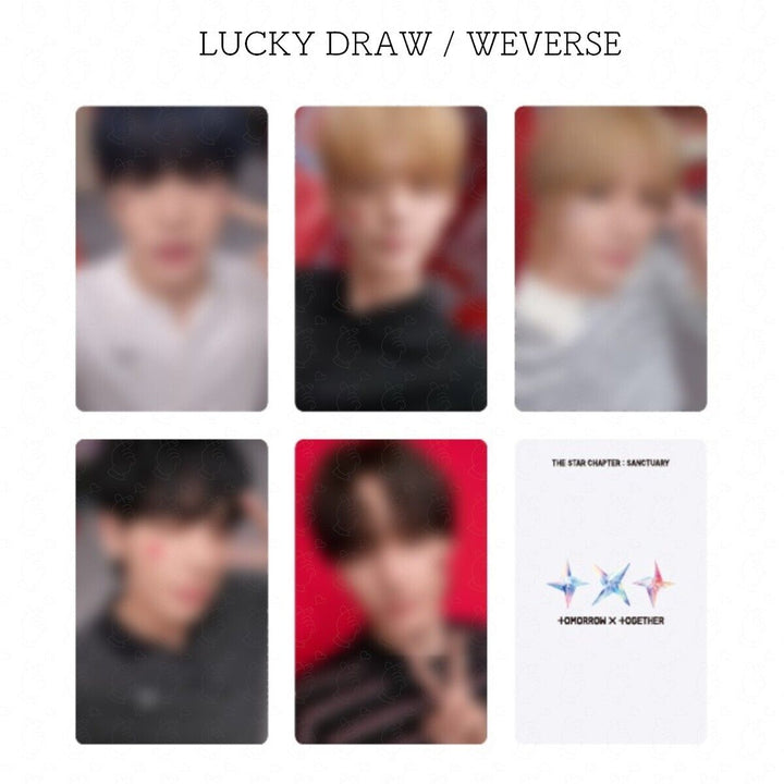 TXT THE STAR CHAPTER SANCTUARY ALBUM JAPAN POB LUCKY DRAW PHOTOCARD WEVERSE