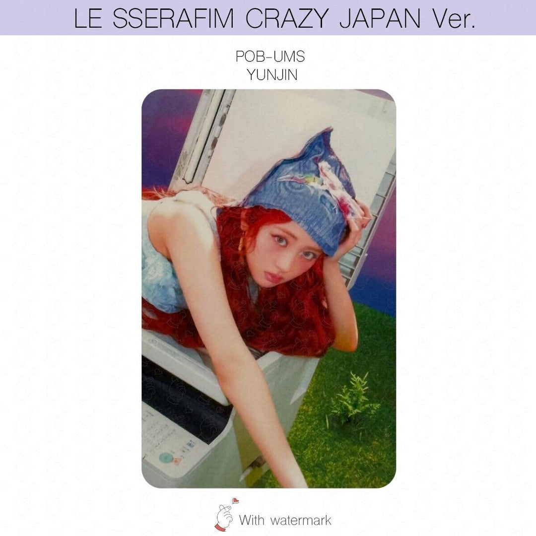 LE SSERAFIM CRAZY JAPAN ver. ALBUM POB LUCKY DRAW PHOTOCARD WEVERSE UMS HMV UNIT