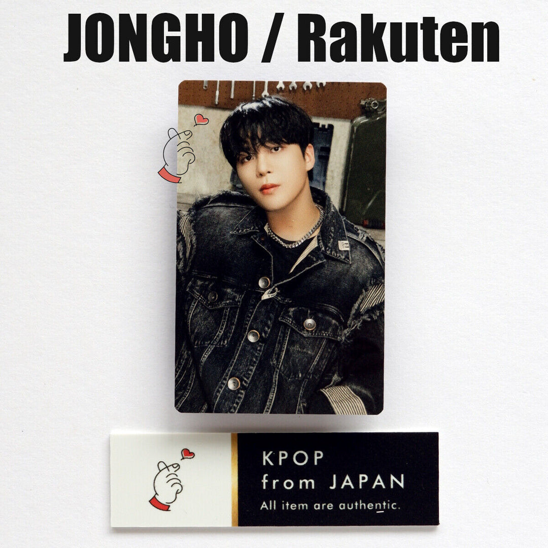 JONGHO ATEEZ THE WORLD EP.2:OUTLAW POB Tarjeta fotográfica del sorteo Rakuten UMS Japón 