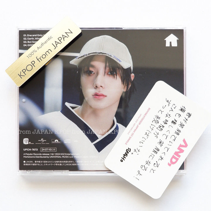 BOYNEXTDOOR AND, AND Japan SOLO CD + Photocard set JAEHYUN TAESUN LEEHAN SUNGHO