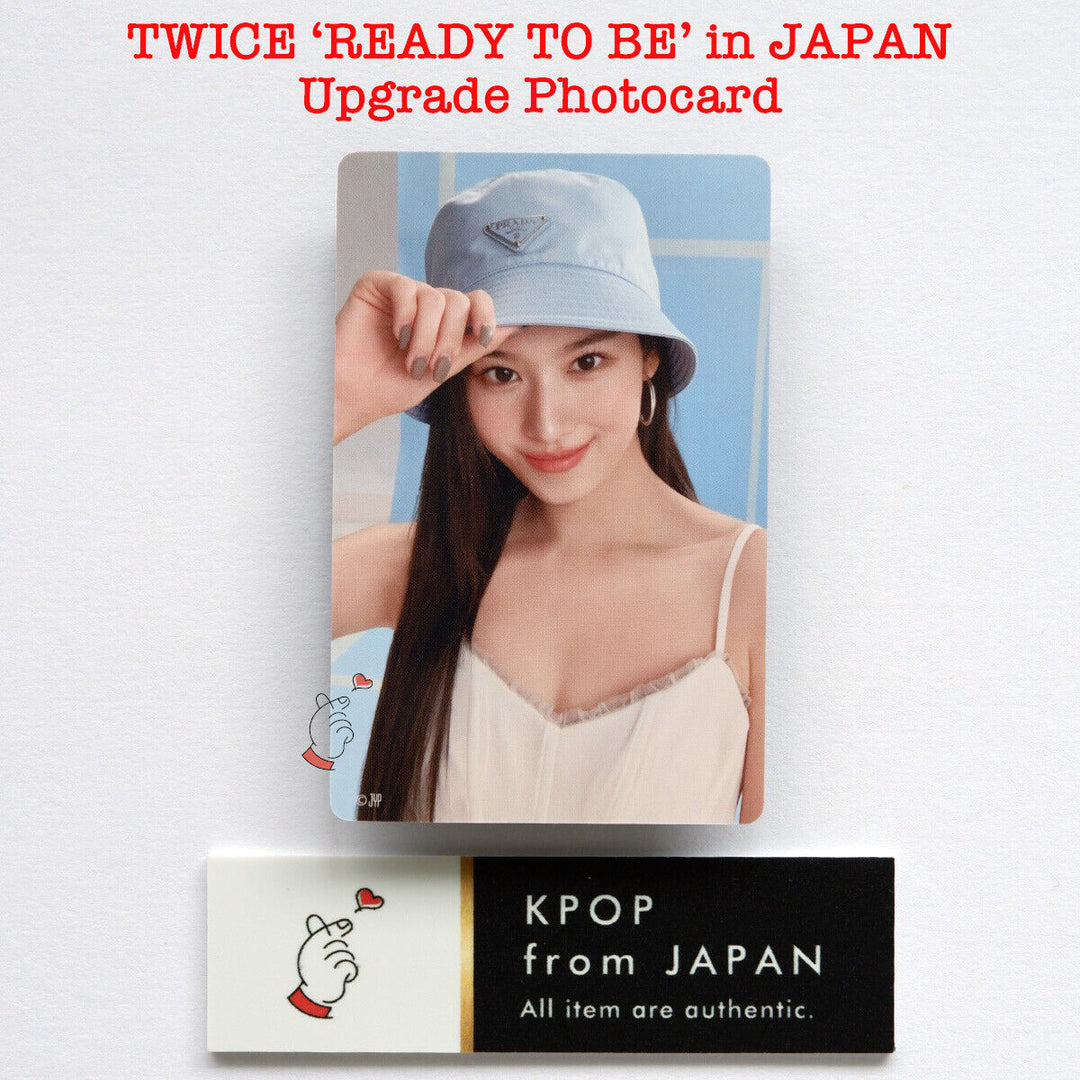 TWICE READY TO BE IN JAPAN Upgrade Benefit Photocard mina sana momo nayeon jihyo