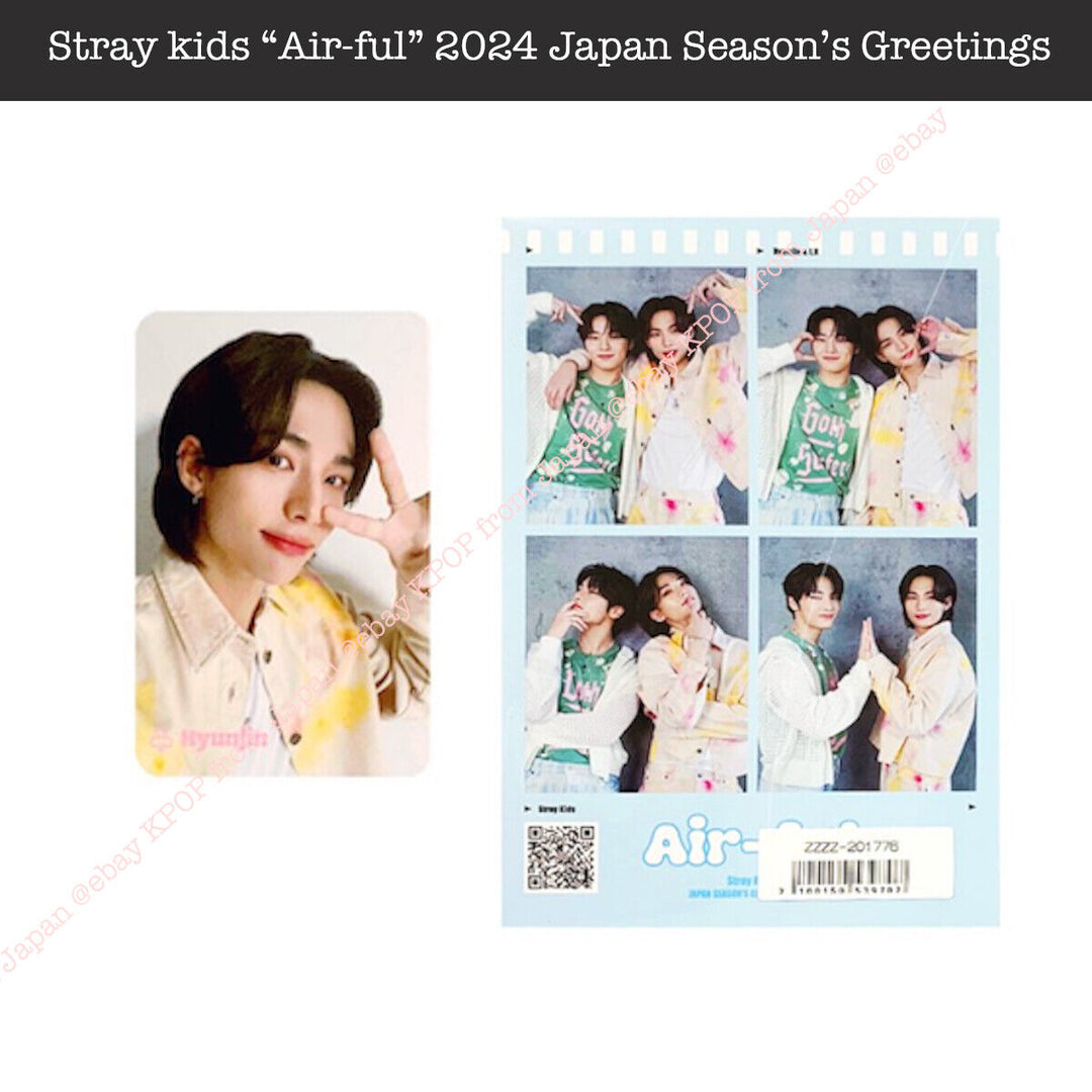 Stray Kids Air-ful JYP POB Photocard 4-cut 2024 JAPAN SEASON’S GREETINGS SEASONS