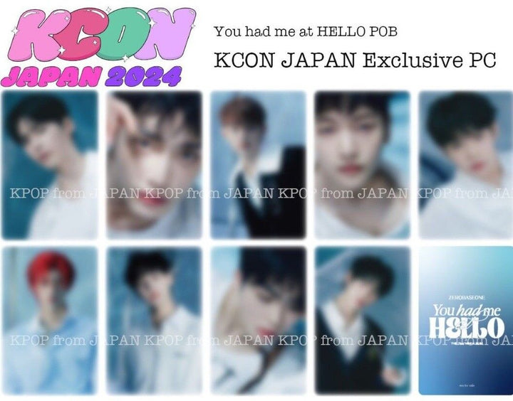 PRE ZB1 ZEROBASEONE You had me at HELLO KCON Japan POB Photocard Tower record