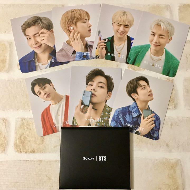 BTS 2021 Autumn ver. Samsung Galaxy Official Photocard JUNG KOOK V JIMIN SUGA RM