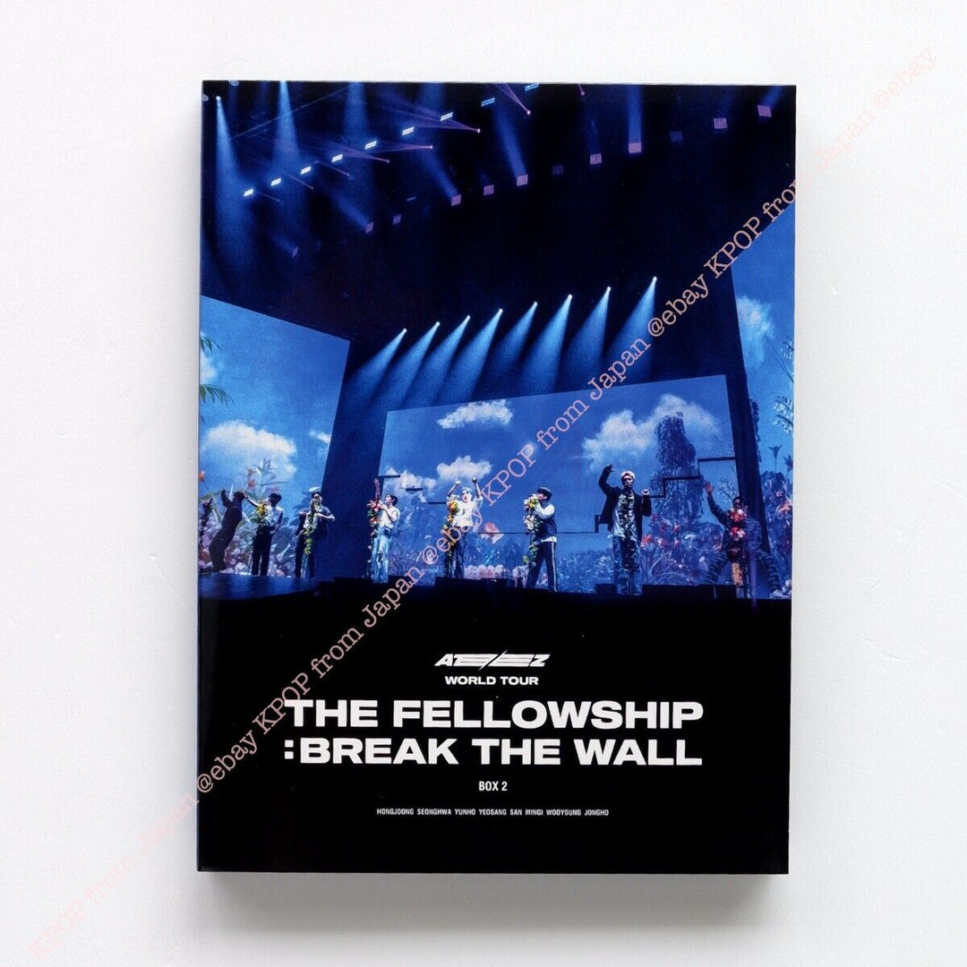 USED ATEEZ WORLD TOUR THE FELLOWSHIP : BREAK THE WALL BOX2 DVD ver. NOT with PC