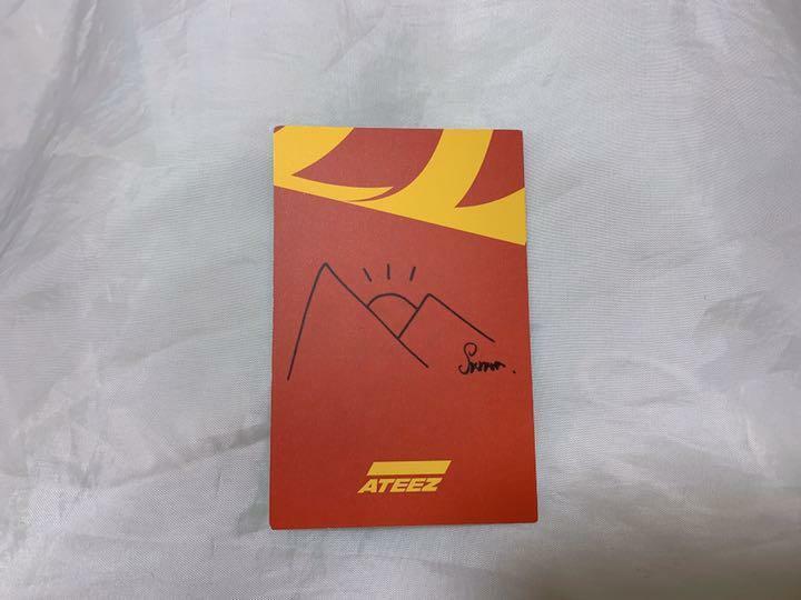 ATEEZ TREASURE EP.3: Uno para todos / ilusión ver. Tarjeta fotográfica oficial Photocard 