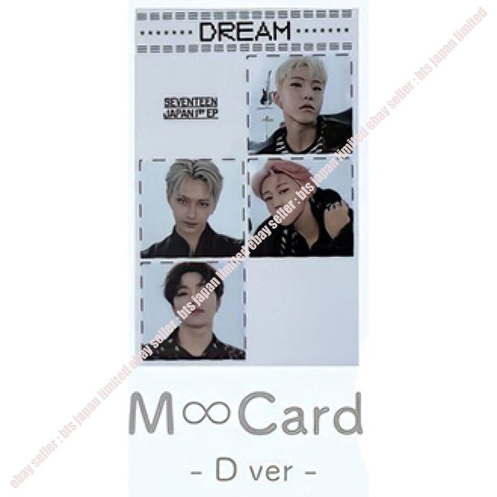 SEVENTEEN THE8 DREAM Tarjeta fotográfica oficial limitada ABCDSF CARAT Club de fans PC 