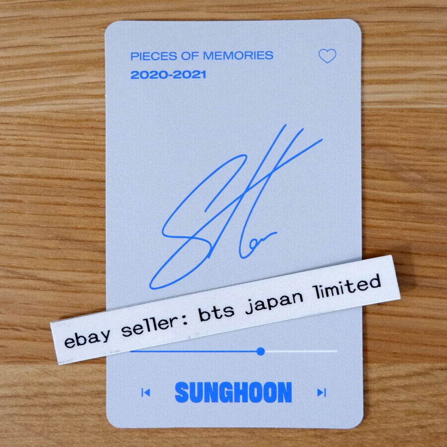 ENHYPEN SUNGHOON Memories : Step 1 Official Photocard DVD DIGI CODE POM