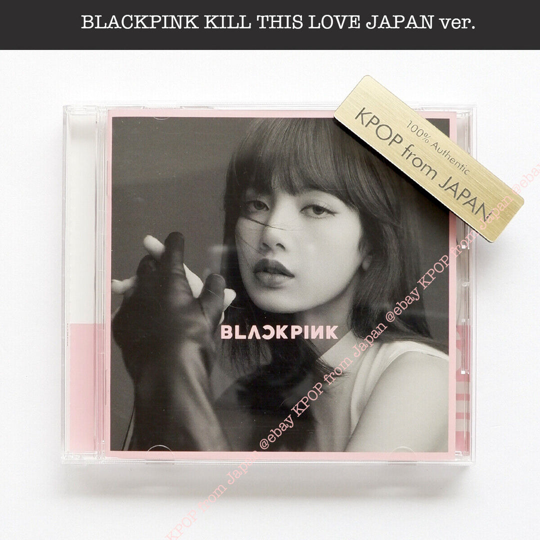 BLACKPINK KILL THIS LOVE JP version CD Official photocard Jisoo Rose Jennie Lisa