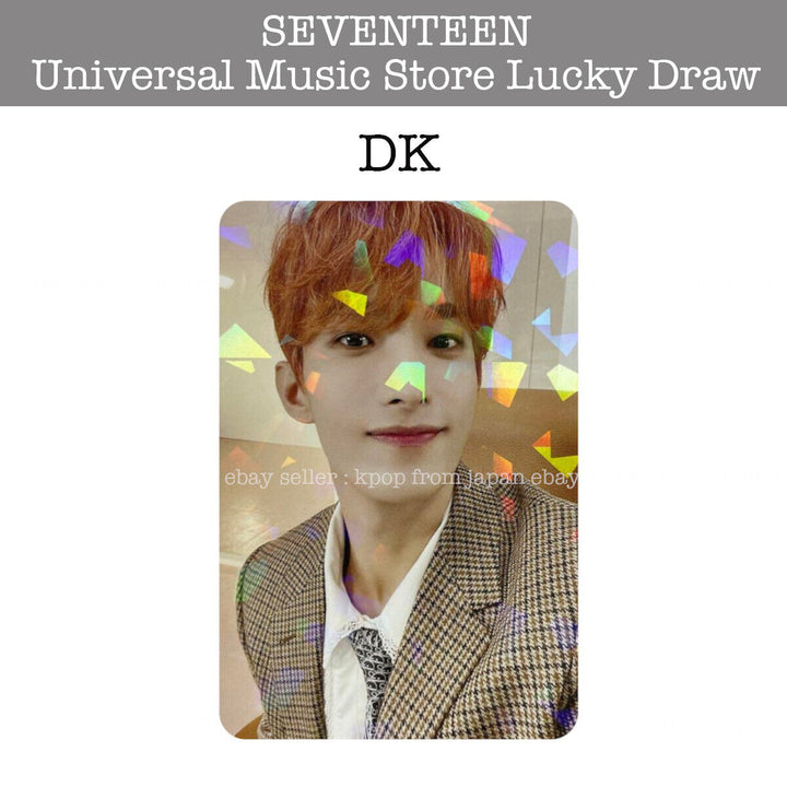 SEVENTEEN FML UMS Lucky draw official photocard Universal Music Store Photo card