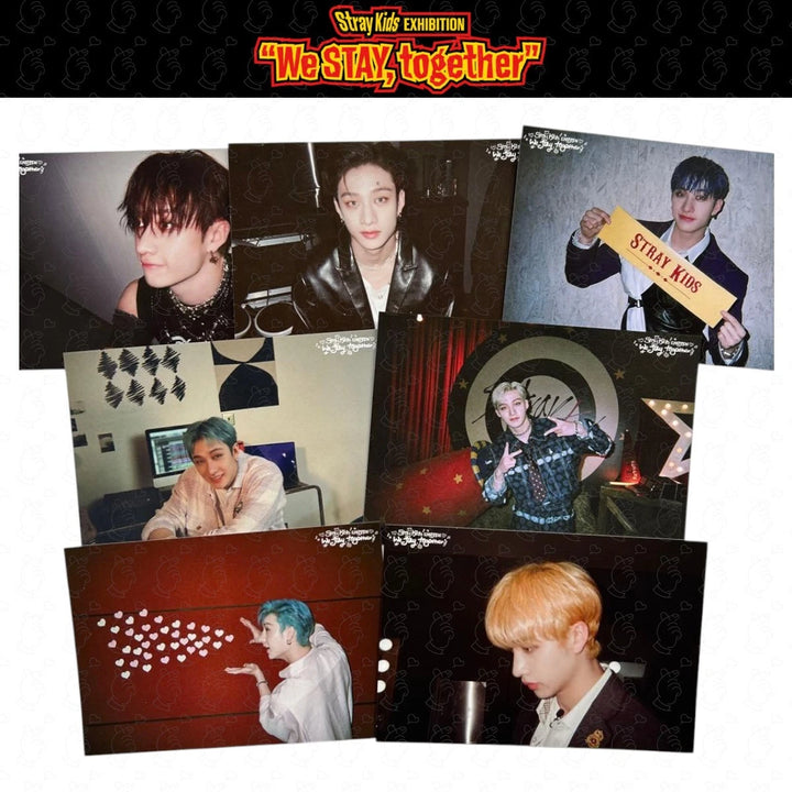 PRE Stray Kids EXHIBITION We STAY together Postcard Complete Set – By Member