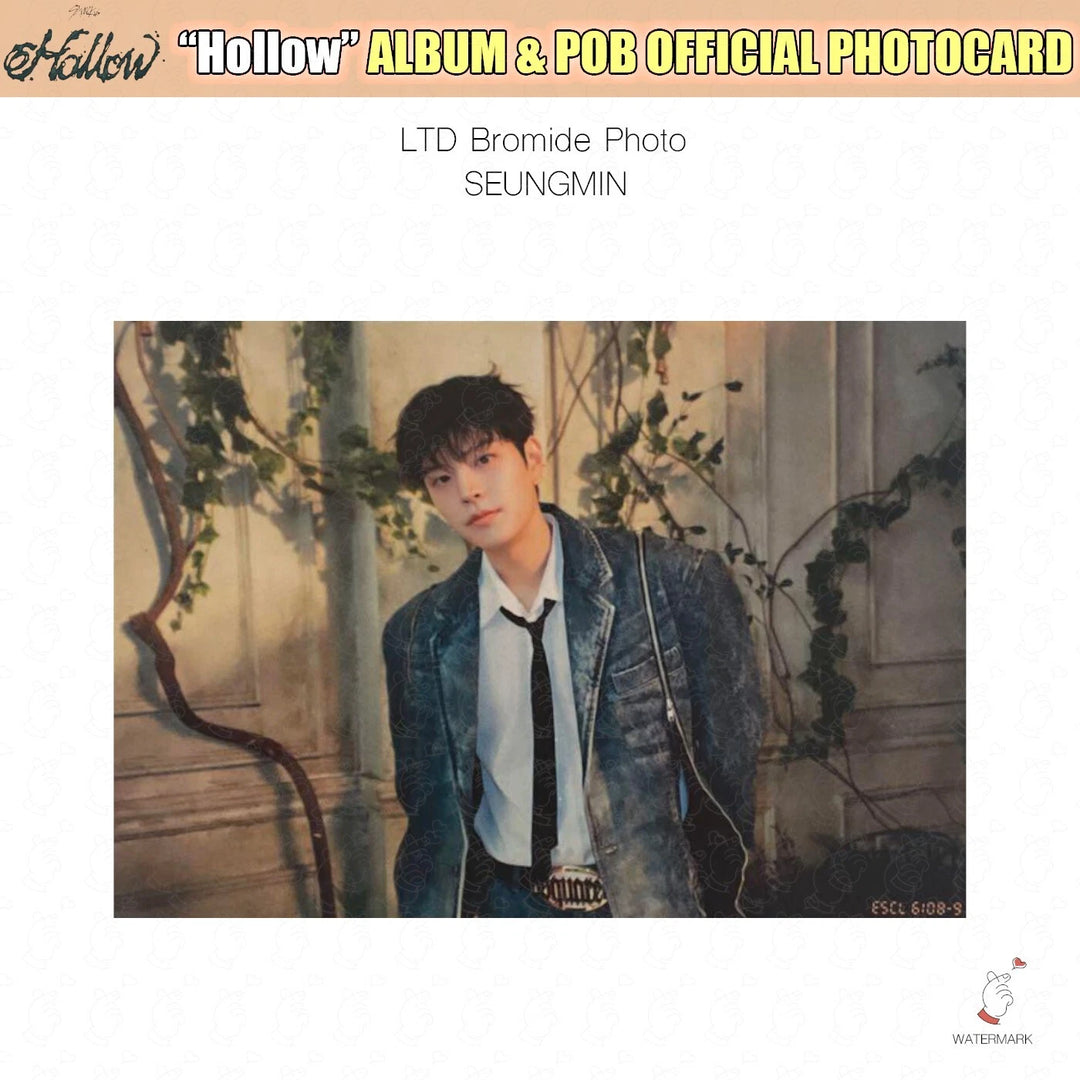 SEUNGMIN I.N / STRAY KIDS HOLLOW JAPAN OFFICIAL PHOTOCARD SOLO POB LUCKY DRAW