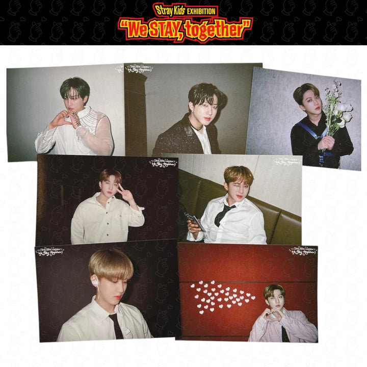 PRE Stray Kids EXHIBITION We STAY together Postcard Complete Set – By Member