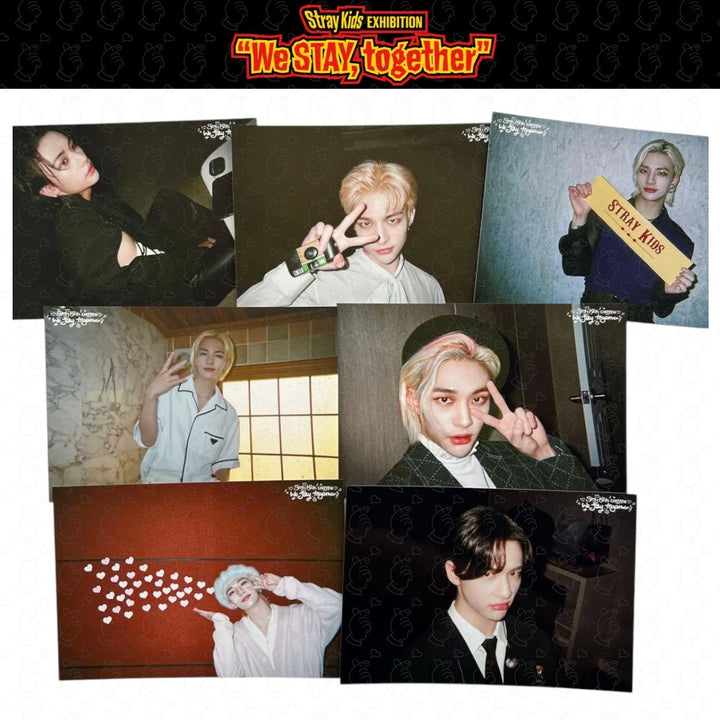 PRE Stray Kids EXHIBITION We STAY together Postcard Complete Set – By Member