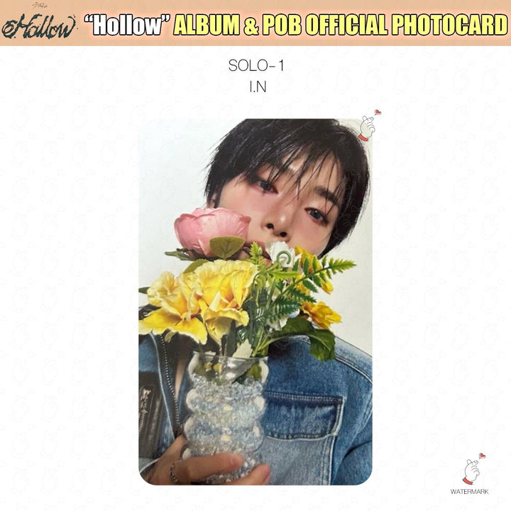 SEUNGMIN I.N / STRAY KIDS HOLLOW JAPAN OFFICIAL PHOTOCARD SOLO POB LUCKY DRAW