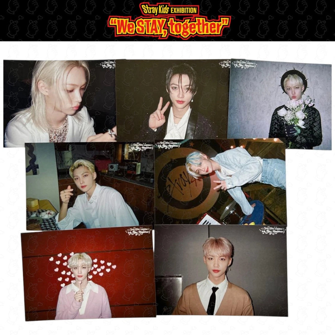 PRE Stray Kids EXHIBITION We STAY together Postcard Complete Set – By Member