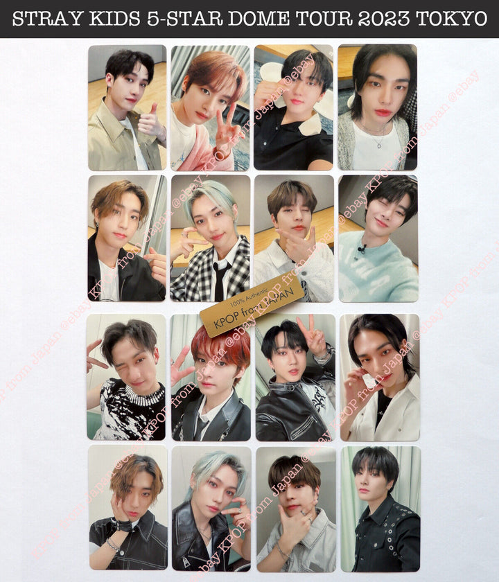 Stray Kids 5 Star Dome Tour 2023 Tokyo Dome Day 1 Day 2 Official Photo Card