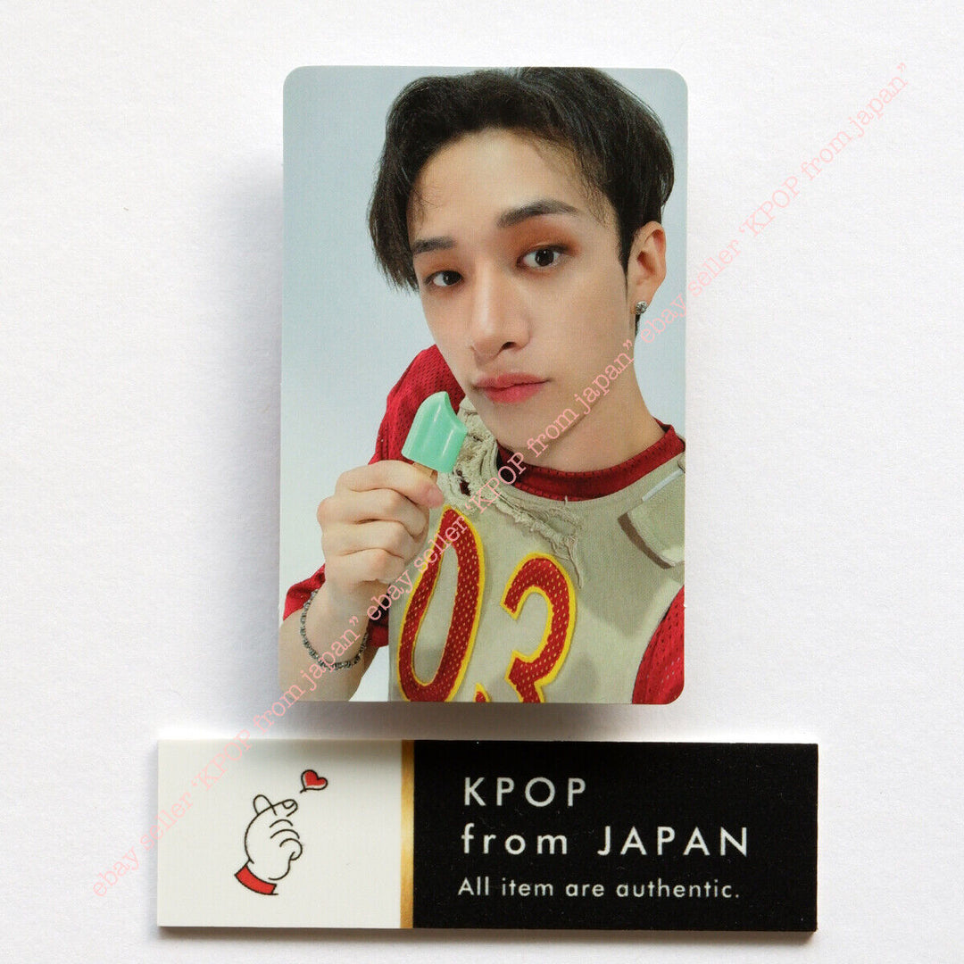 Bang chan Stray Kids Social Pass Tarjeta fotográfica oficial Japón POB FC Tarjeta fotográfica Fan