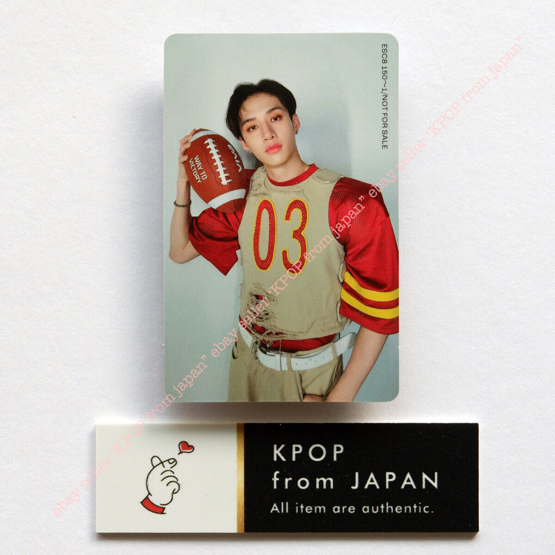 Bang chan Stray Kids Social Pass Tarjeta fotográfica oficial Japón POB FC Tarjeta fotográfica Fan