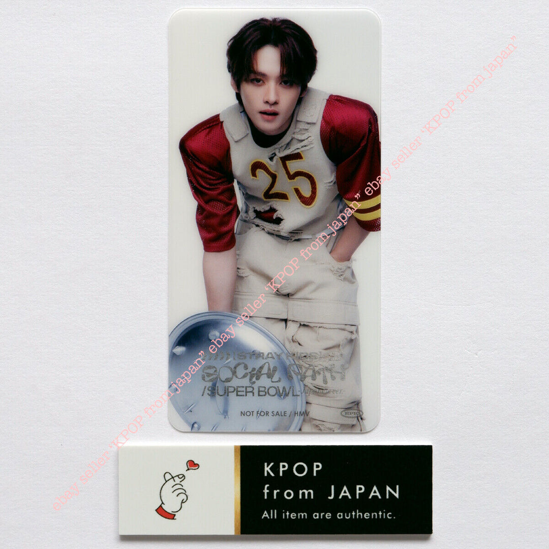 Lee Know Stray Kids Social Pass Tarjeta fotográfica oficial Japón POB FC Tarjeta fotográfica Fan