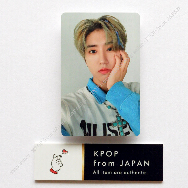 Tarjeta fotográfica oficial de Han Stray Kids Social Path JAPAN POB FC Fan de la tarjeta fotográfica