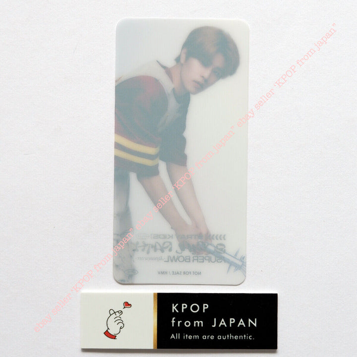 Seungmin Stray Kids Social Pass Tarjeta fotográfica oficial JAPAN POB FC Tarjeta fotográfica Fan