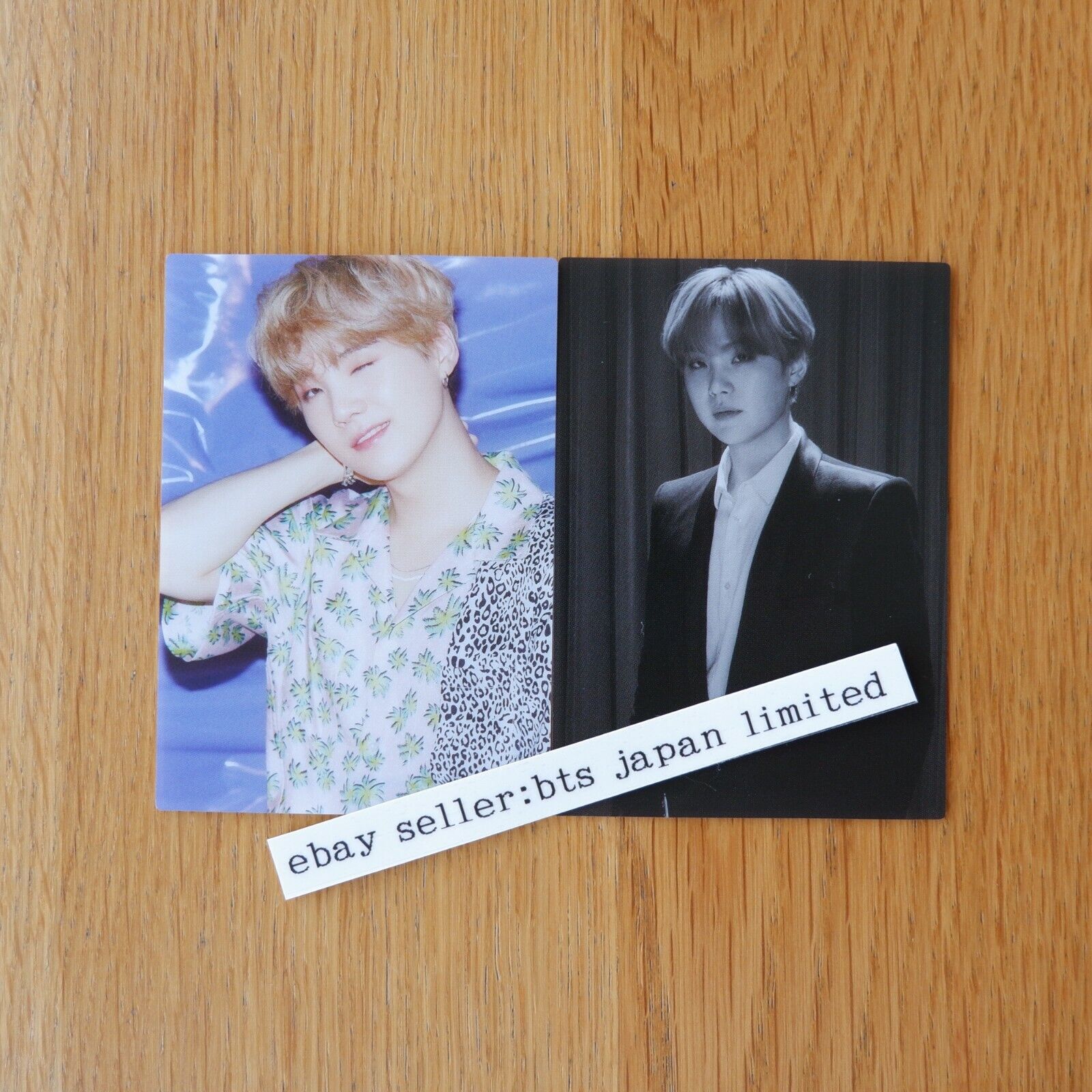 BTS SUGA THE BEST JAPAN Best Official 8 Photo cards set Complete set P –  world-store