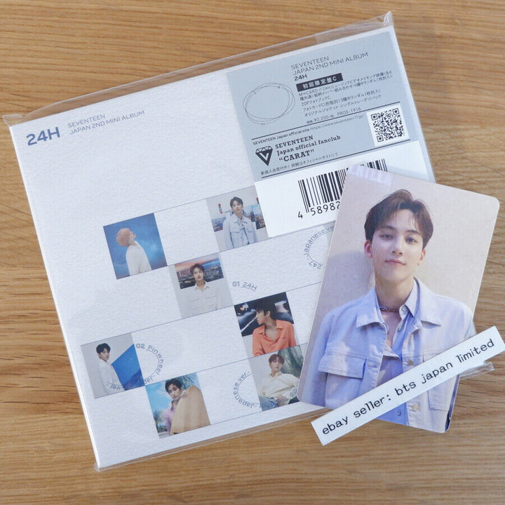 SEVENTEEN JEONGHAN 24H Limited Edition C Ver. CD + Photo card + Book let