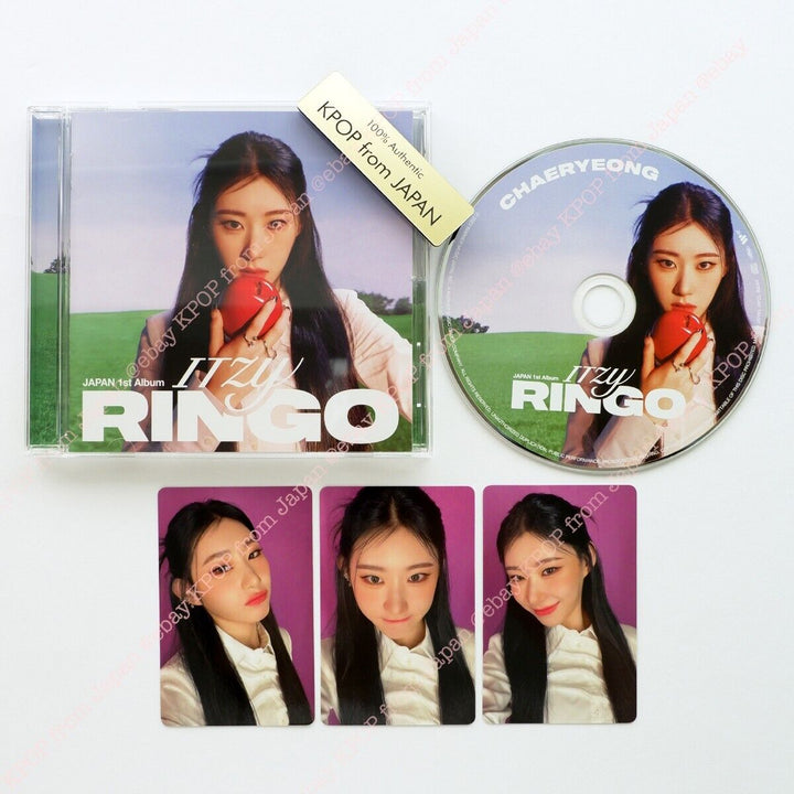 CHAERYEONG ITZY RINGO MIDZY JAPÓN ver. CD + Photocard set 3Photocards Álbum JPFC 