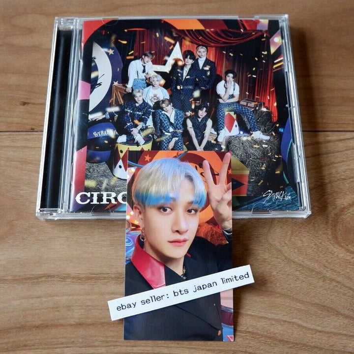 Stray Kids Bang Chan CIRCUS CD oficial STAY JAPAN + juego de tarjetas fotográficas maniac PC 