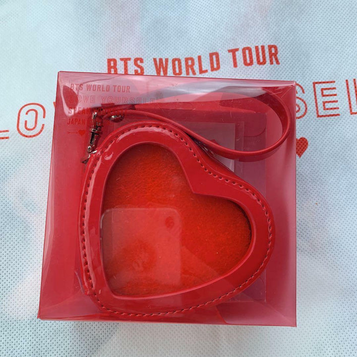 BTS Official Coin Pouch + 7 Photo card SPEAK YOURSELF WORLD TOUR JAPAN ARMY