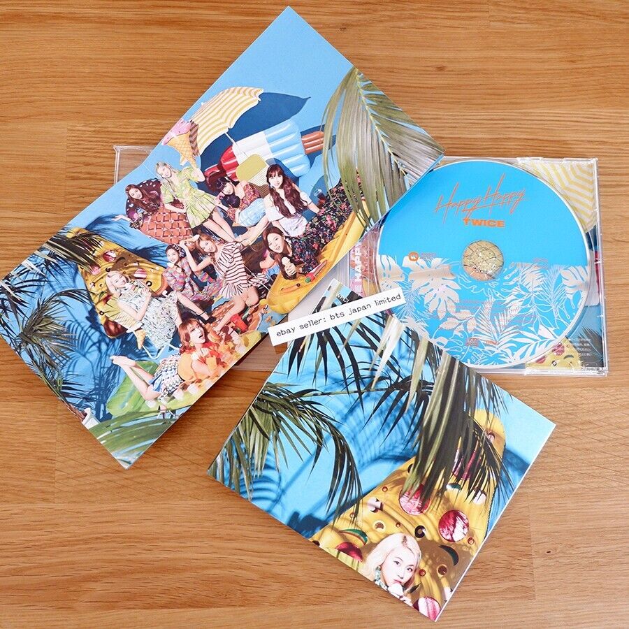 TWICE JEONGYEON HAPPY HAPPY Official ONCE CD ver. + IC sticker + Poster