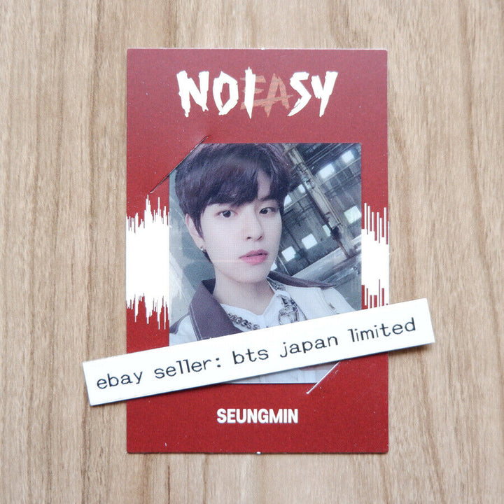 Stray kids Seungmin NOEASY Jewel case Official Photocard set Frame Photo card