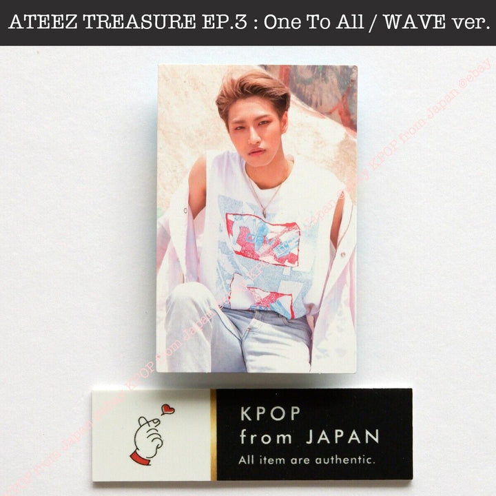 Seong Hwa ATEEZ TREASURE EP.3 : One To All / WAVE ver. Album + Photocard set