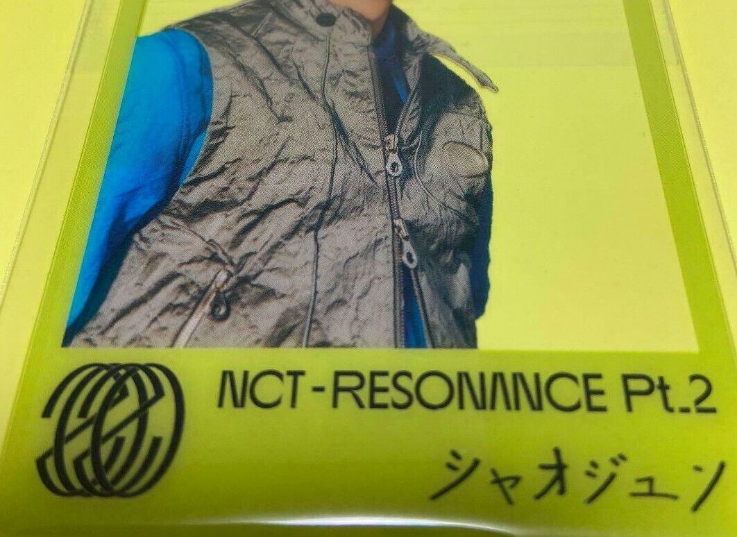 NCT2020 RESONANCE pt.2 Xiaojun Japón Tarjeta de foto transparente de beneficio oficial mu-mo